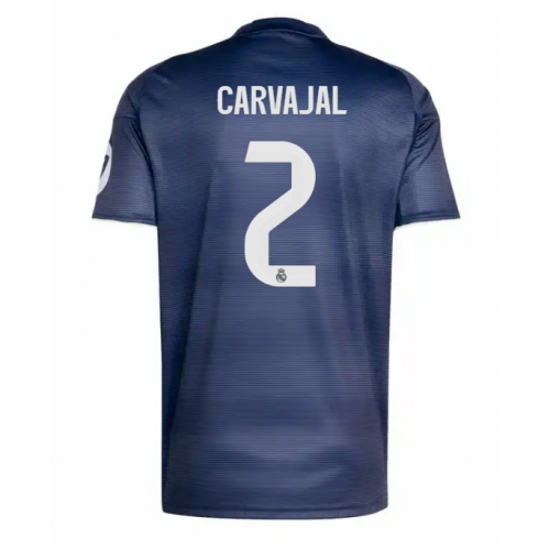 Real Madrid Daniel Carvajal #2 Maglia Gara Trasferta Repliche 2025-26 Maniche Corte Real Madrid Daniel Carvajal #2 Maglia Gara Trasferta Repliche 2025-26 Maniche Corte